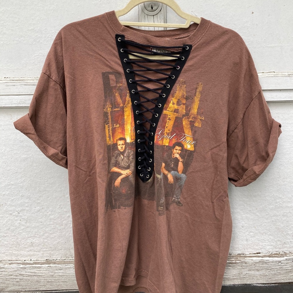 LF lace up Rascal flats shirt